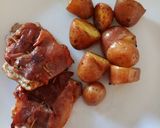 A picture of step 8 of Saltimbocca alla romana.
