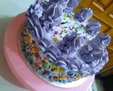 A picture of step 8 of Colourful cream cake.