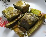 A picture of step 10 of Green paneer parcel.