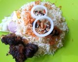 Foto langkah ke 10 dari resep NASI BIRYANI #festivalresepasia#india#dagingkambing.