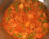 A picture of step 8 of Soya Matar / Soya Green Peas Curry.