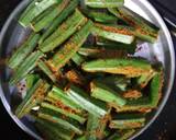 Aachari Bhindi recipe step 3 photo