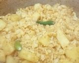 A picture of step 3 of Aloo Gobhi.