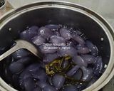 Foto langkah ke 4 dari resep Manisan Kolang-kaling Bunga Telang.