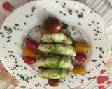 Foto del paso 5 de la receta: Bocaditos de bacalao a la plancha con acelgas salteadas