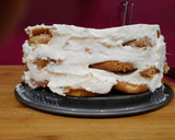 Foto del paso 5 de la receta: Postre 10 minutos de queso, limón, manzana y galletas