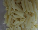 A picture of step 3 of Chipotle pasta Salad.