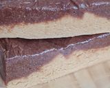 Foto del paso 5 de la receta: Postre/turrón inspirado en Mantecol® 🎅 Postre de maní y miel, marmolado con cacao y sin cocción 🎅
