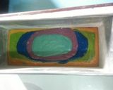 A picture of step 6 of Rainbow Block cake# author Marathon contest #.