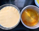 Hình bước làm 2 của món Bánh flan - thơm, béo