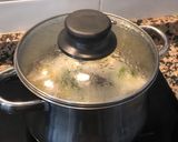 Foto del paso 3 de la receta Puré o papilla de pescado con verduras para bebés (hecha con caldo de pescado casero)
