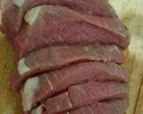 Foto del paso 1 de la receta: Peceto con jamón y queso