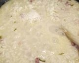 A picture of step 4 of Rosemary and pancetta risotto.