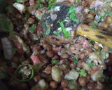 A picture of step 11 of Black chickpea Chaat.