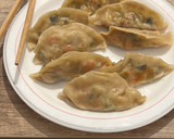 Foto del paso 8 de la receta: Gyozas de carne y verdura