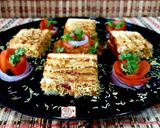 A picture of step 4 of Mumbai Pavbhaji Grilled Sandwich.