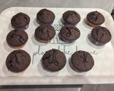 Csokis muffin Halloween-re recept fázis 4 fotója