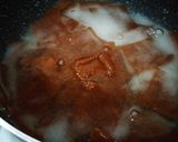 A picture of step 4 of Qamar Al din orange juice.