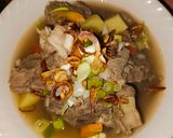 Foto langkah ke 6 dari resep Sop babat dan tulang kambing simpel.