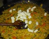 Foto del paso 13 de la receta: Risotto frutti di mare con monedas de plátano verde y ensalada