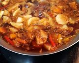 Hình bước làm 5 của món Đậu hũ, sườn non chay kho thập cẩm !