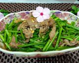 Hình bước làm 3 của món Bò xào măng tây
