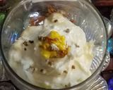 A picture of step 4 of Kesar ellaychi shrikhand.