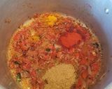 A picture of step 3 of Long beans-potato curry/ Barbati-aloo sabzi.