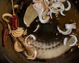 A picture of step 2 of Kadhi Khichdi.