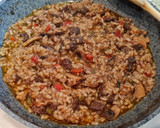 Foto del paso 5 de la receta: Arroz con venado y champiñones