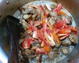 A picture of step 2 of Mutton Pulao.