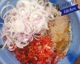 A picture of step 6 of Dambun Shinkafa.