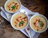 A picture of step 5 of Chicken corn soup.