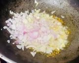 A picture of step 8 of Banana flower balls Kuzhambu / Gravy.