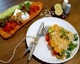 عکس مرحله 7 از دستور لقمه رژیمی تخم مرغ و جو دوسر پرک