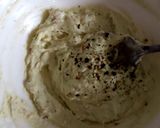 A picture of step 4 of My Spiced Cheese & Avocado Bagel 🥰#Breakfast#Dip#Mysterybox.
