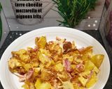 Une image de l'étape 6 de Pommes de terre en cubes au cheddar mozzarella #octobre #airfryer.