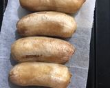 Hình bước làm 1 của món Bánh mì chuối hạnh nhân