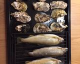 烤香魚 + 帶殼鮮珂 +新鮮玉蜀黍今天烤一點海味的食譜步驟1照片
