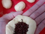 Roti Sobek isi coklat no mixer no oven, pakai happycall