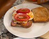 A picture of step 4 of Egg Benjo Sandwich 🥪.