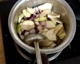 A picture of step 2 of Kudu and aloo bujia 🥔🧅🥒.