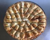 Une image de l'étape 7 de Tarte apéritive aux saucisses cocktail olive et moutarde.
