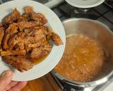 Foto del paso 9 de la receta: Costillas de cerdo a la sidra natural con salsa de manzana y mandarina