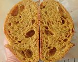 Foto langkah ke 18 dari resep Turmeric Curry Leaves Sourdough Bread.