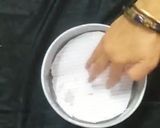 A picture of step 8 of Dark Chocolate cake.