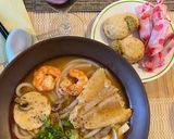 A picture of step 2 of Banh Canh with Fish and Shrimp.
