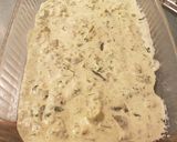 A picture of step 8 of Chicken Verde Enchiladas.