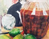 A picture of step 4 of Feijoa Chutney.