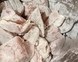 A picture of step 1 of Crispy chicken stir fry.